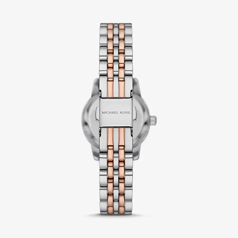 Michael Kors Petite Lexington White Dial Dress Ladies Watch- MK4817